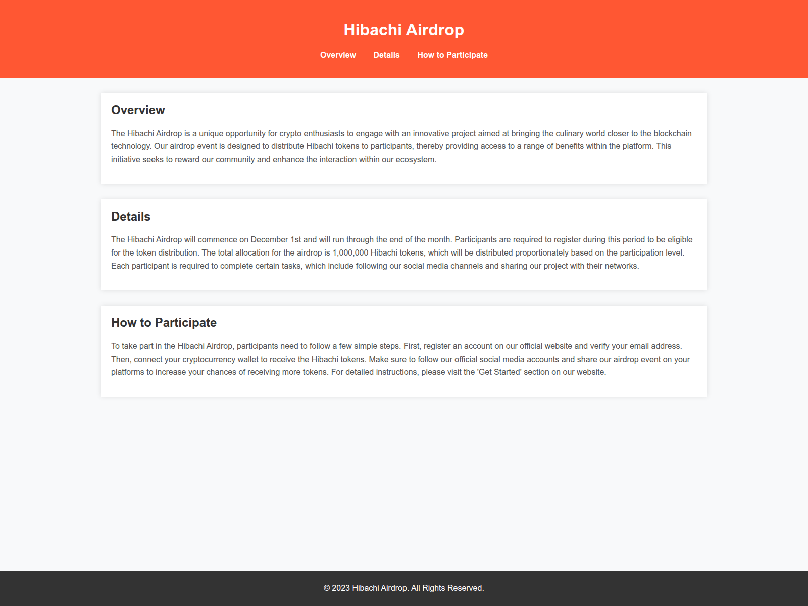 Screenshot of airdrophibachi.live