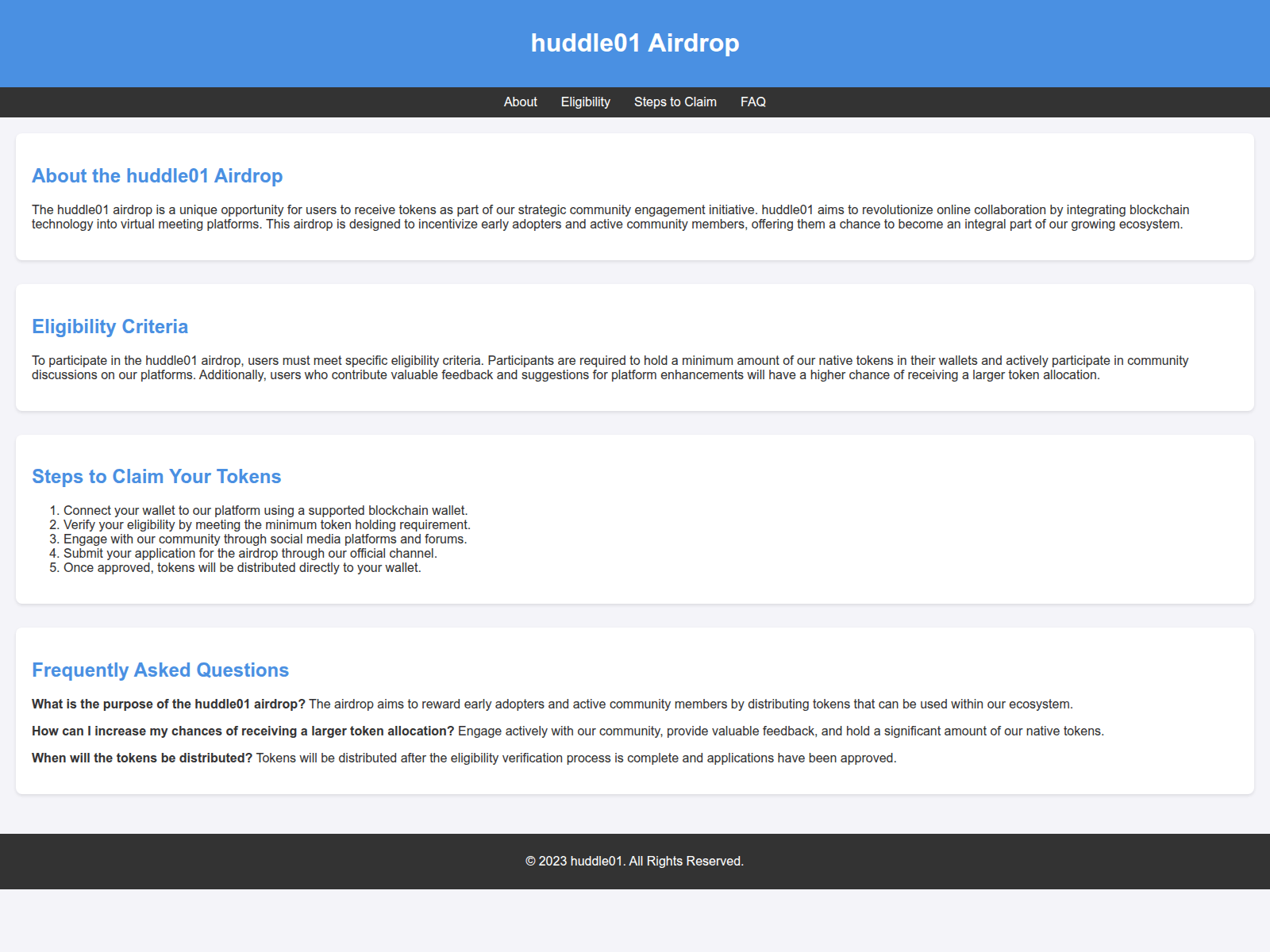 Screenshot of airdrophuddle01.live