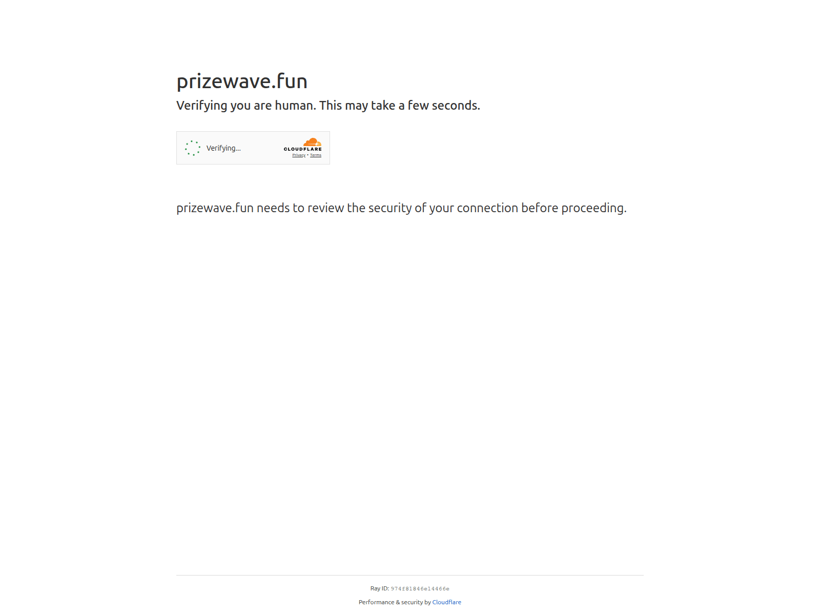 Forensic screenshot of prizewave.fun