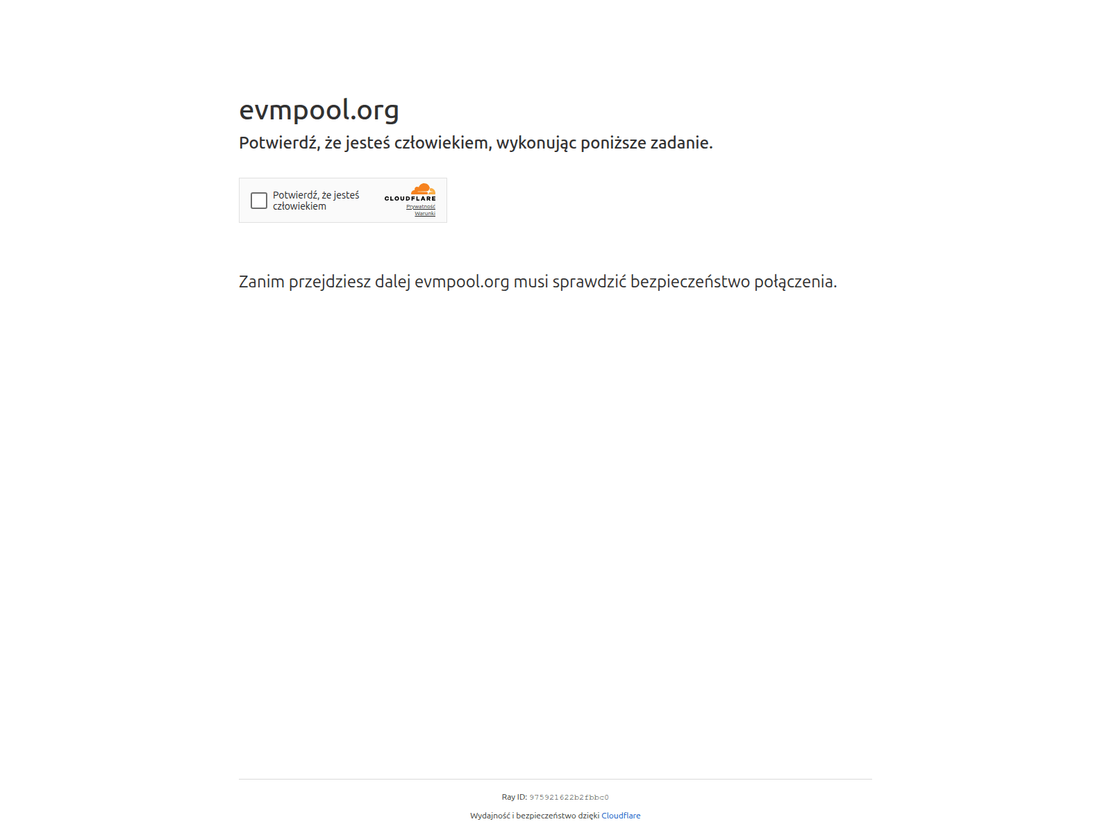 Captura de tela de evmpool.io