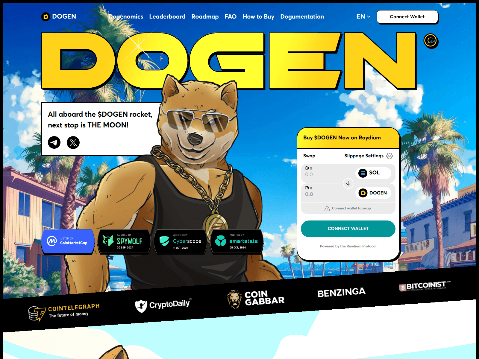 Screenshot of dogen.meme