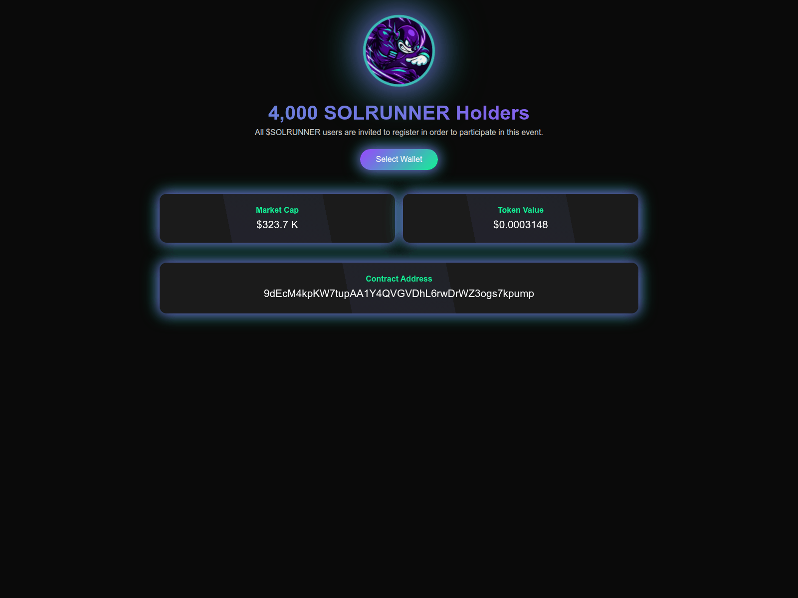 Screenshot of soianarunner.fun