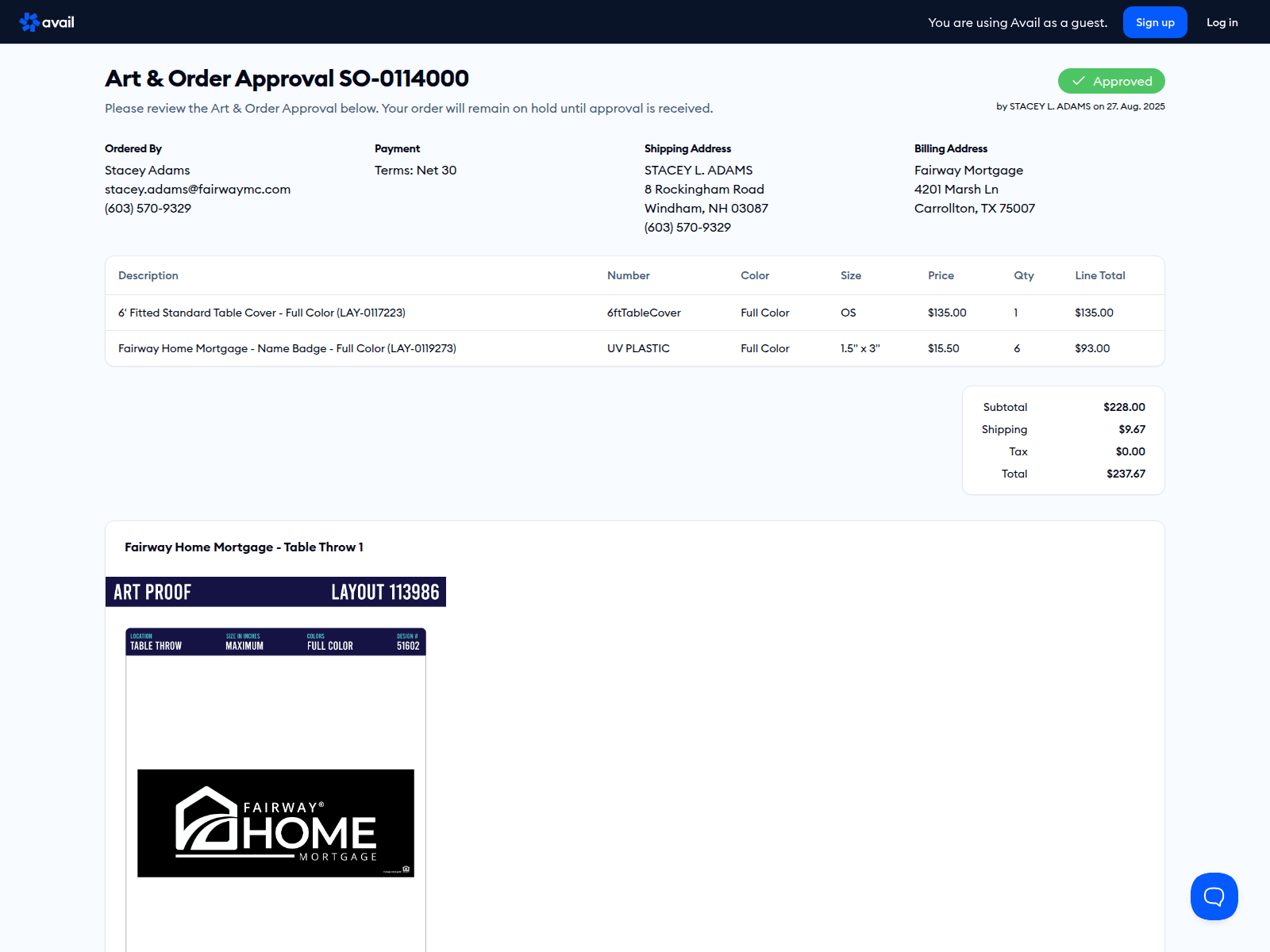 Forensic screenshot of availswag.com