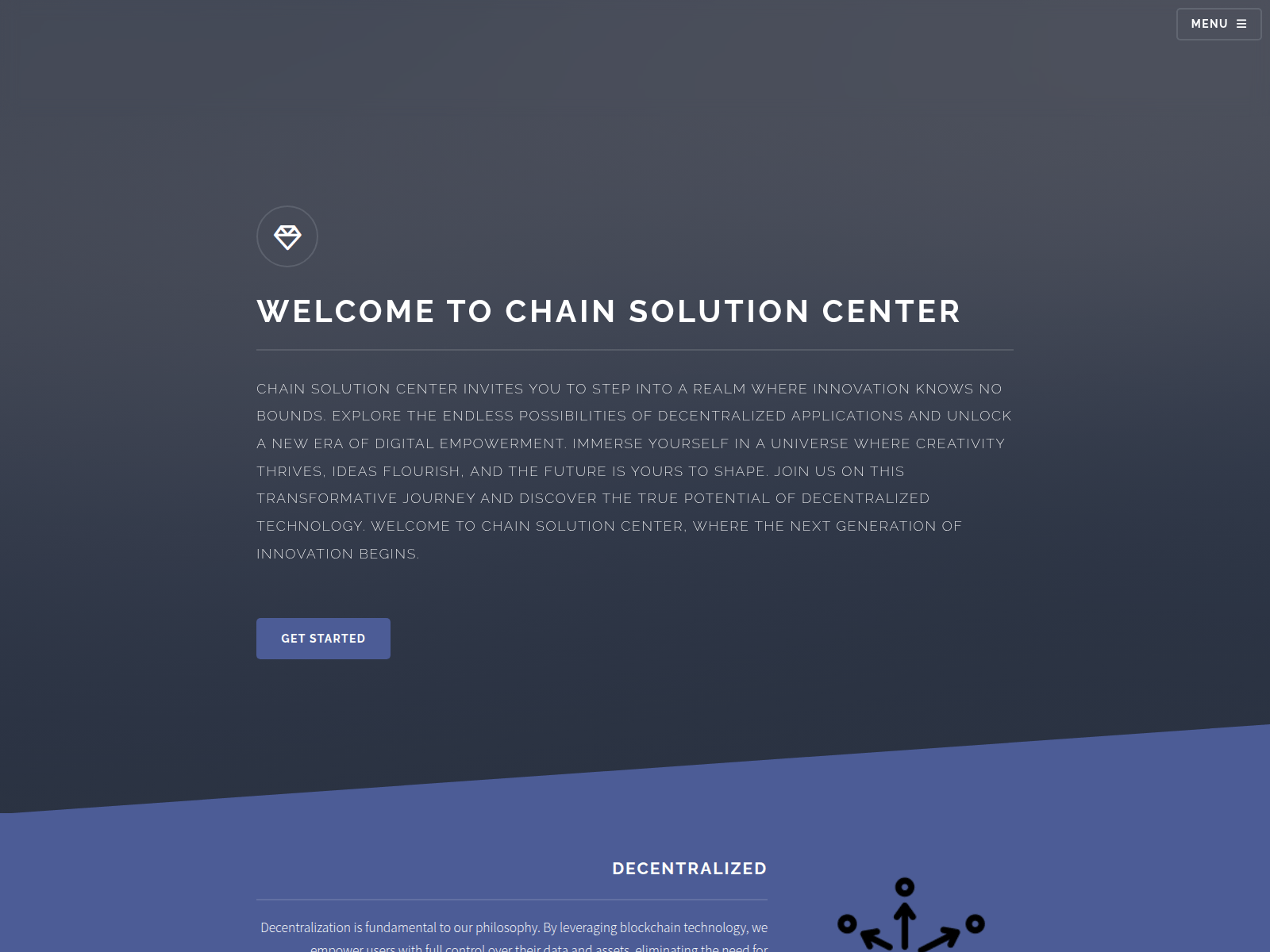 Screenshot of allchainsolution.pages.dev