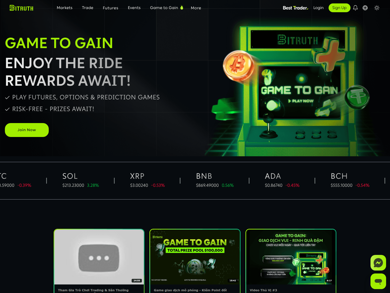Screenshot of bitruth.com