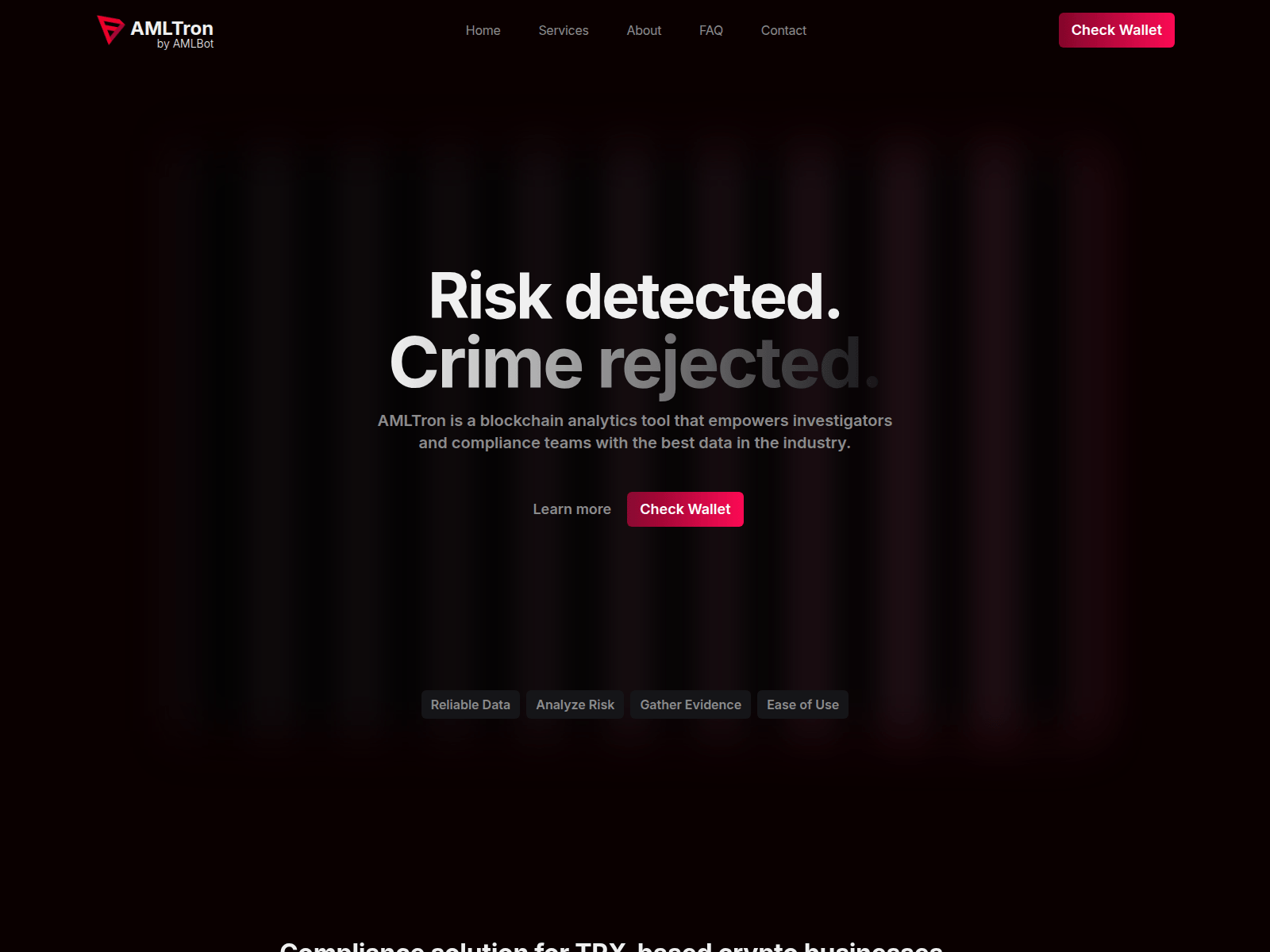 Screenshot of aml-scanner.com