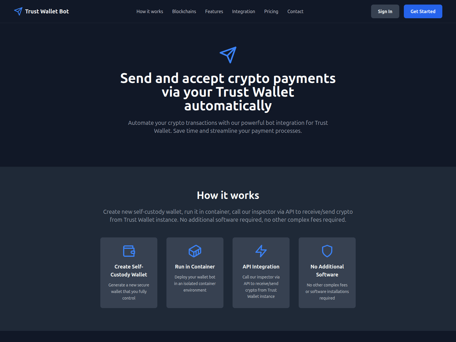 Screenshot of trustwalletbot.app