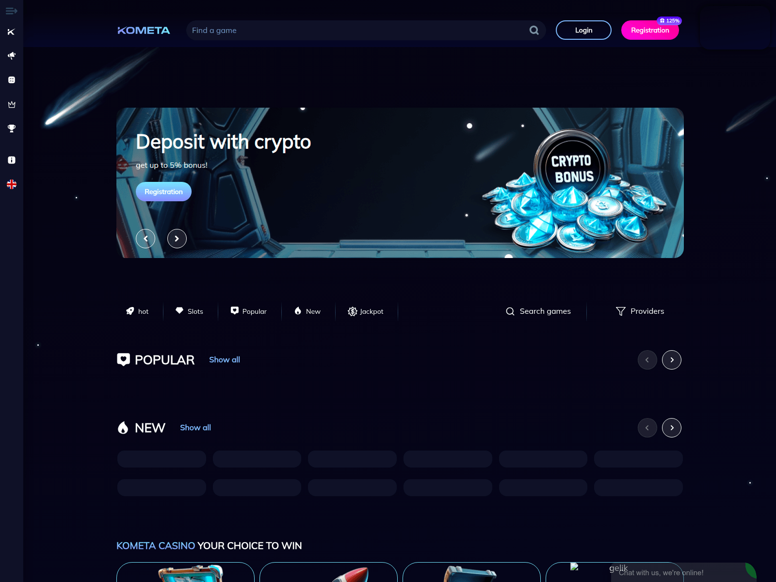 Screenshot of kometafb.com