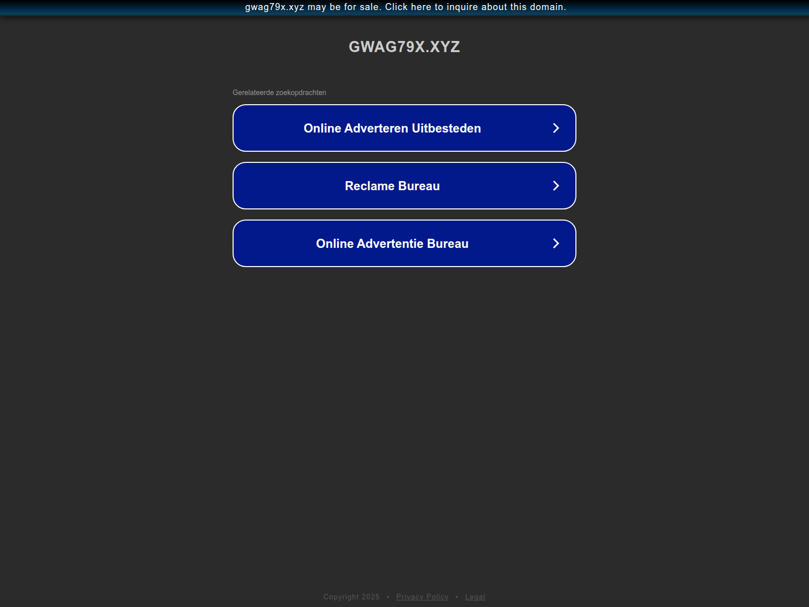 Screenshot of gwag79x.xyz