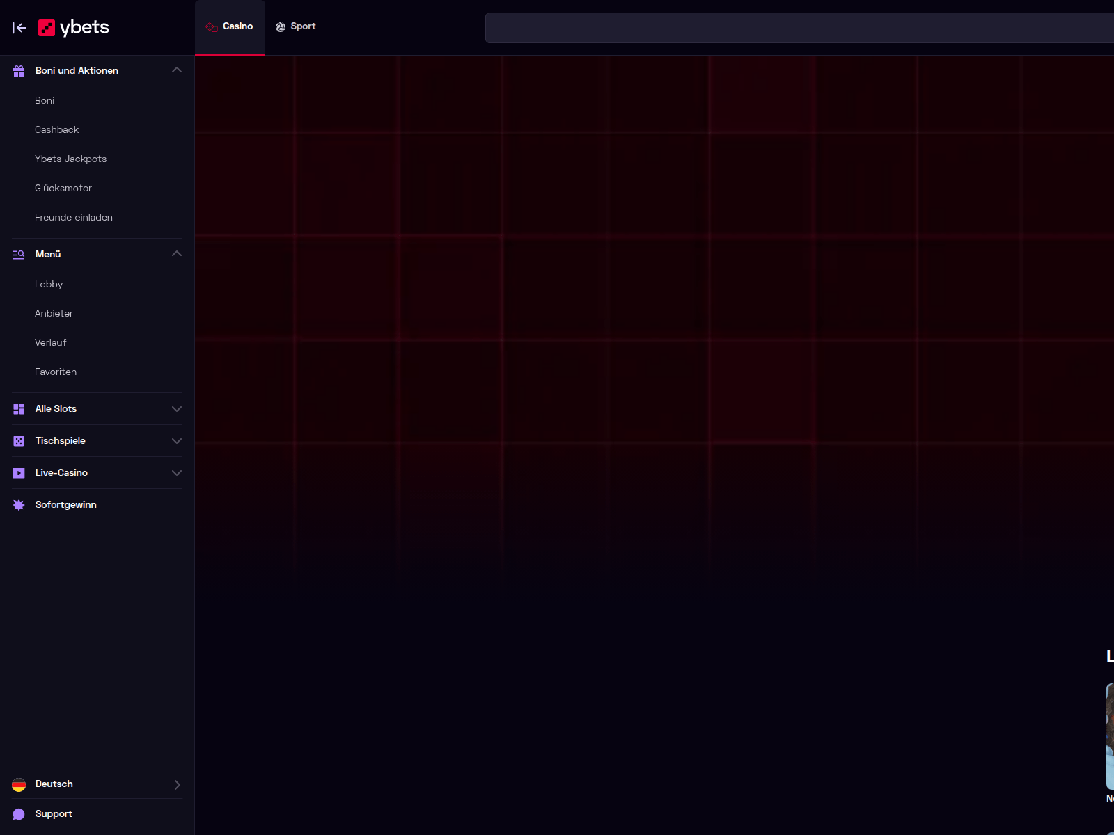 Screenshot of ybets1.io