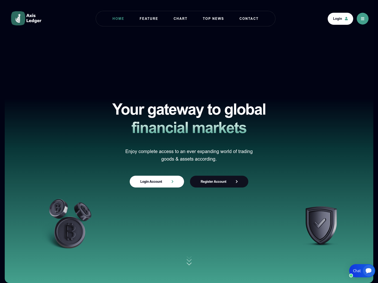 Screenshot of axisledger.live