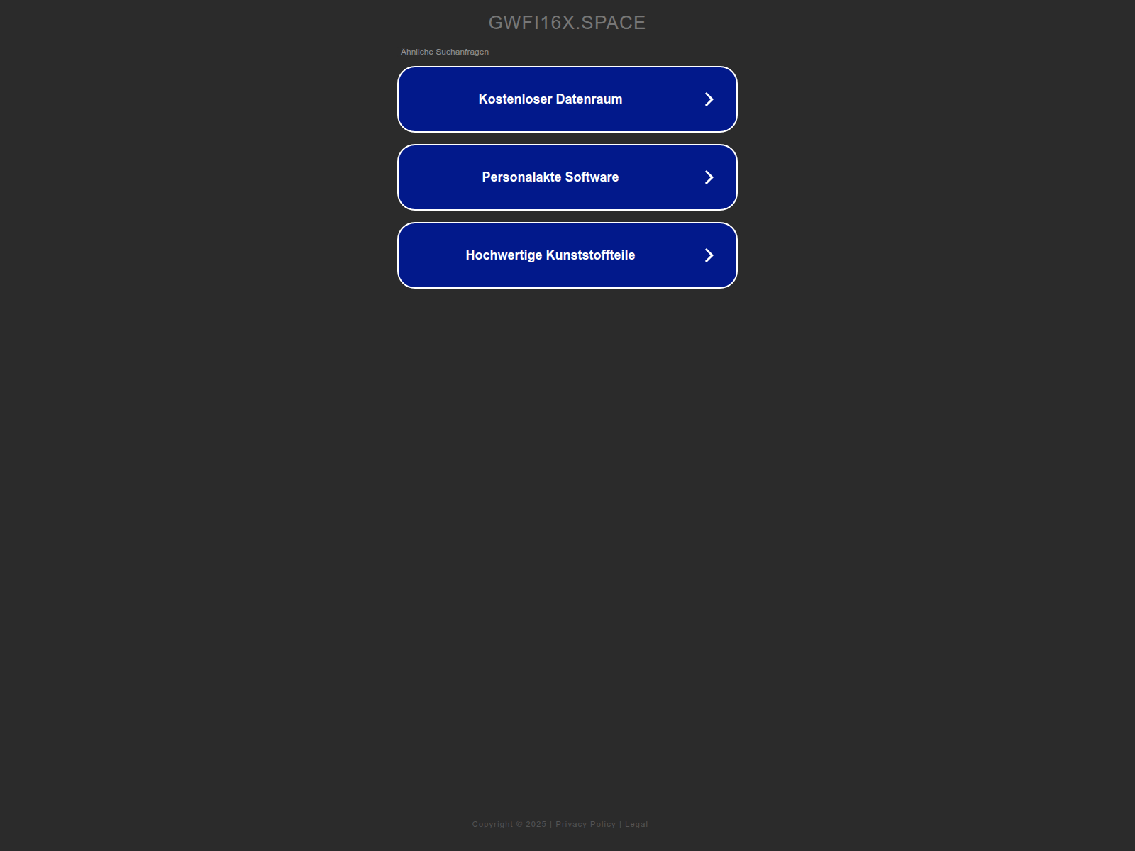 Screenshot of gwfi16x.space