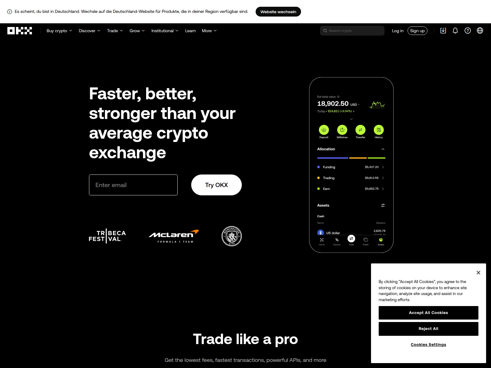 Screenshot of okx-support-mail.com
