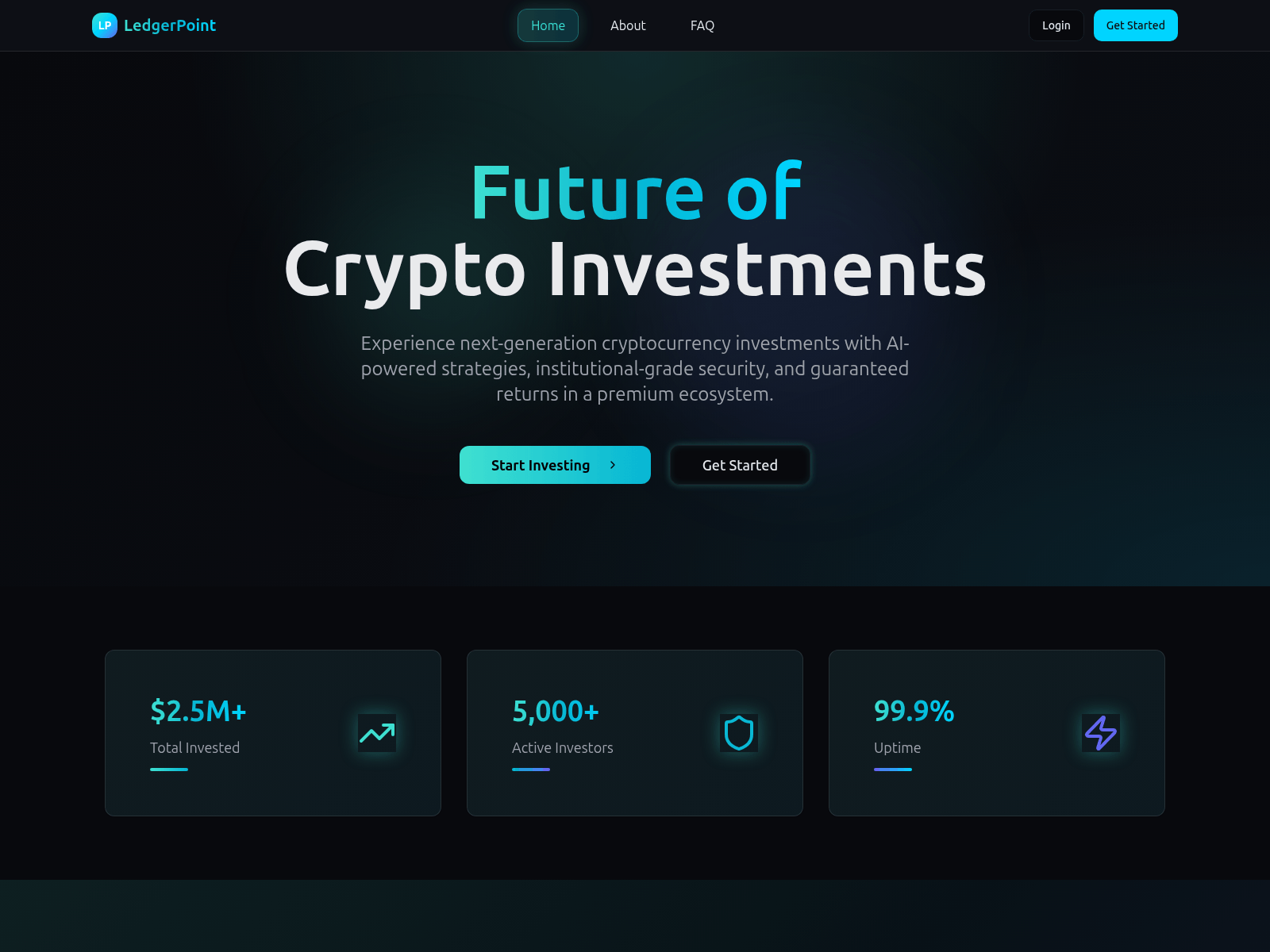 Screenshot of ledgerpointinvestments.com
