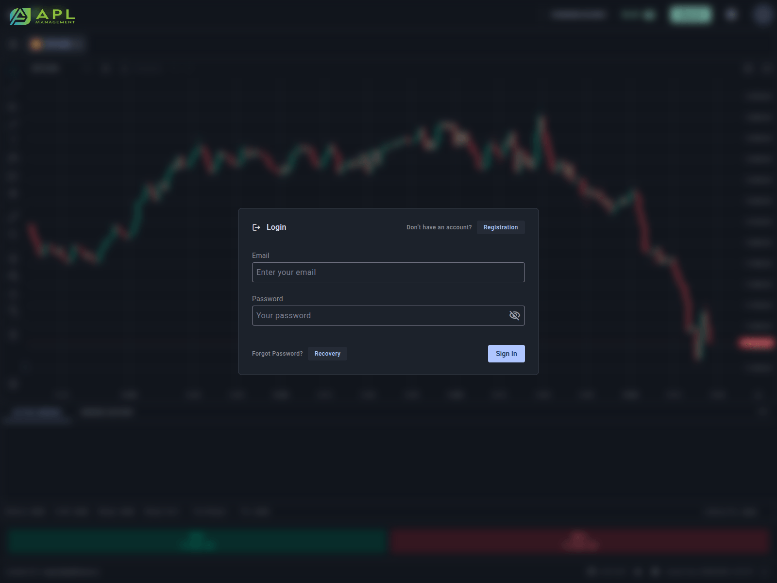 Screenshot of web.aplfinance.io