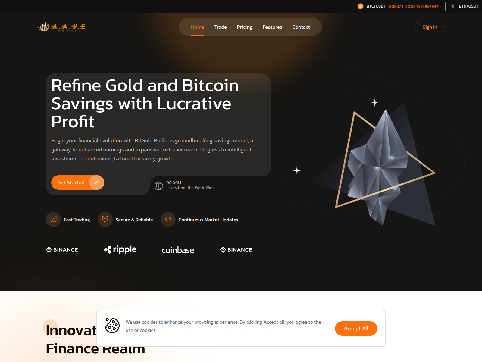 Screenshot of aaveinvestment.org