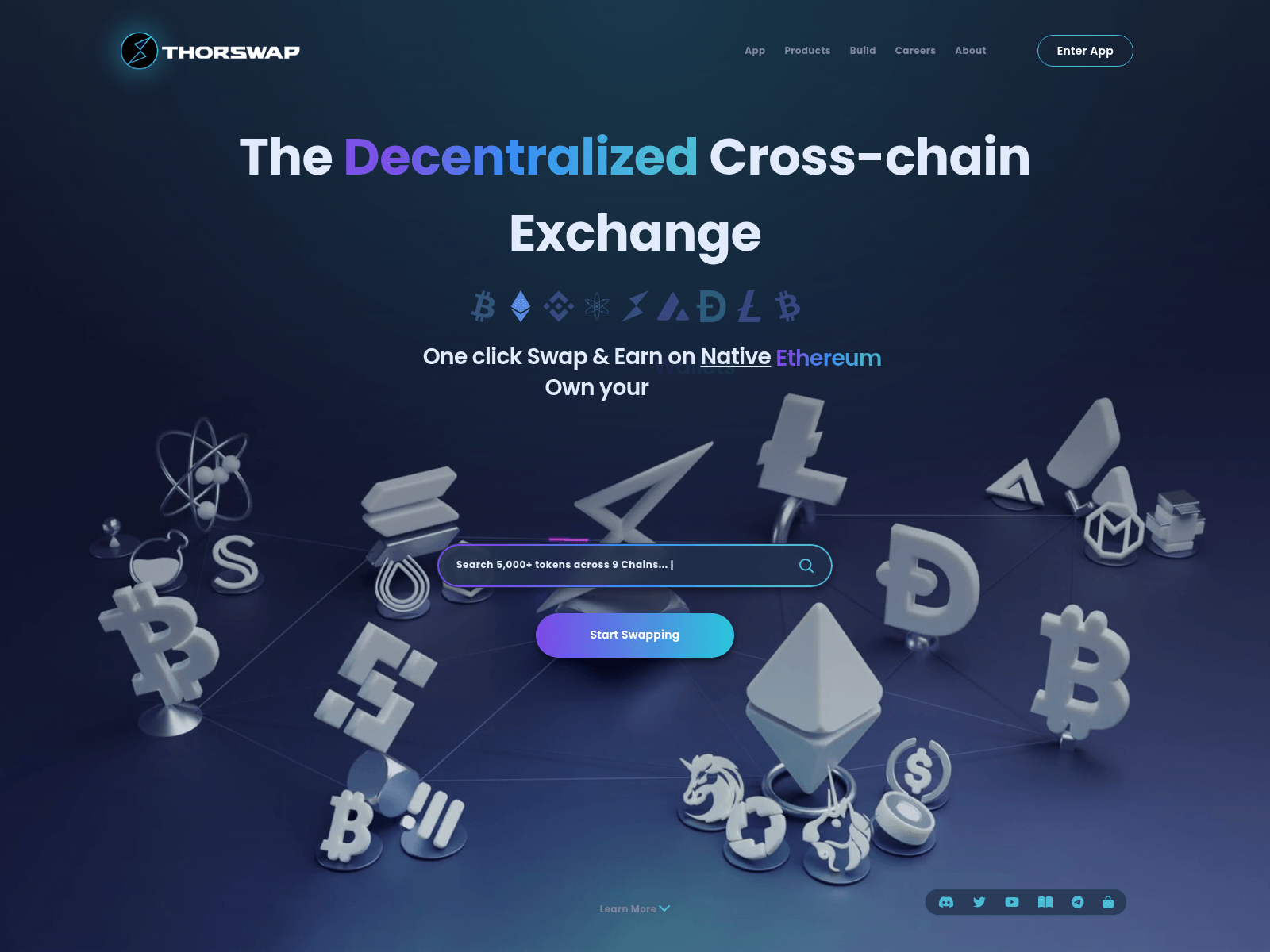 Screenshot of v3-thorswap.xyz