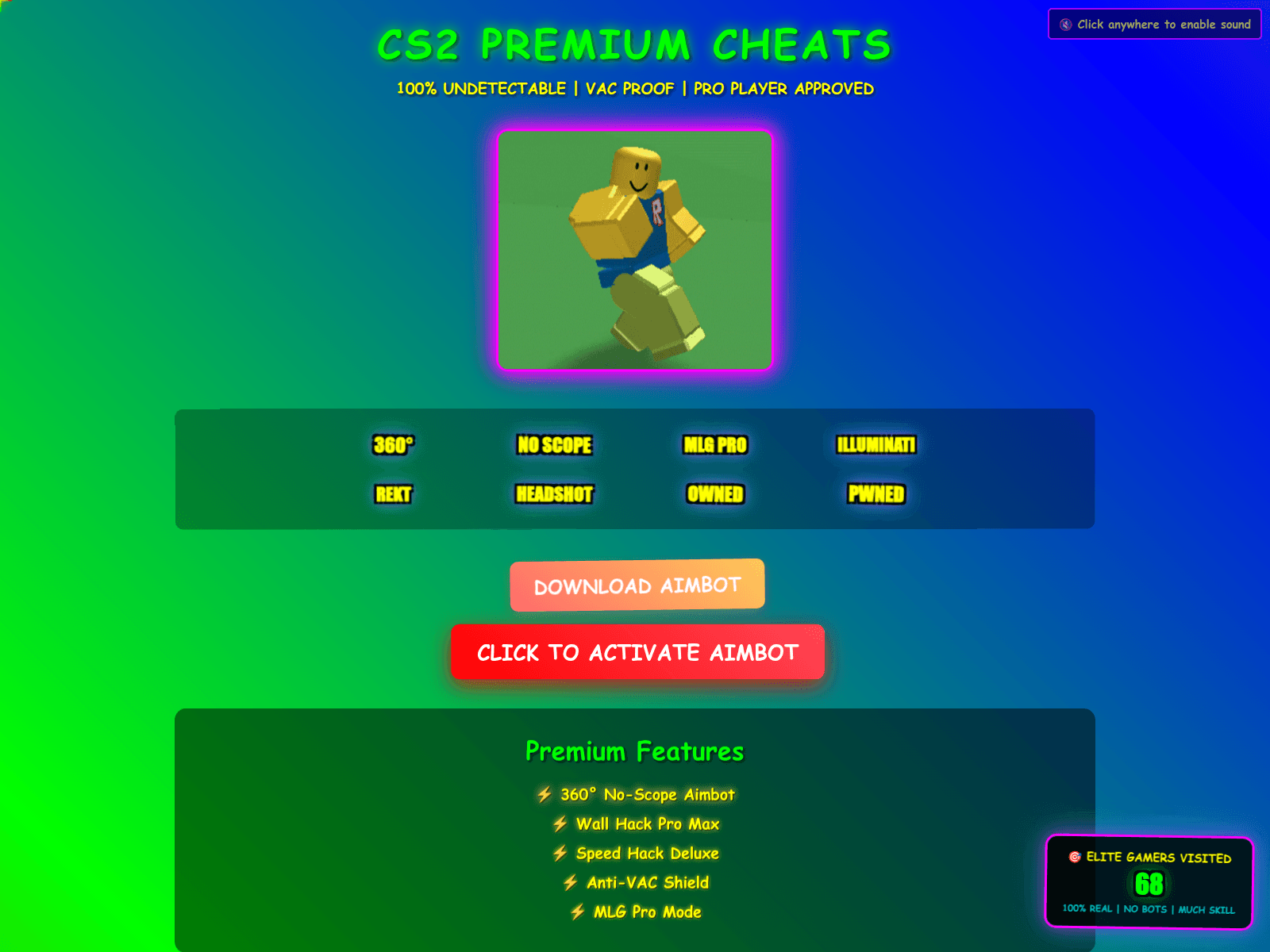 Screenshot of cheats-cs.live