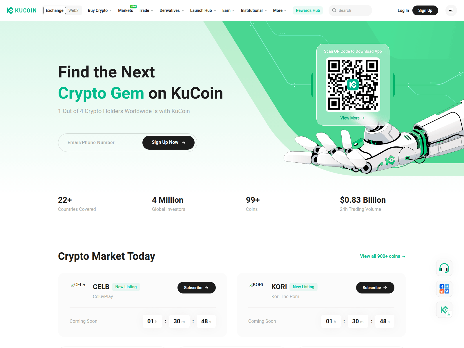 Screenshot of kucoin-support-mail.com