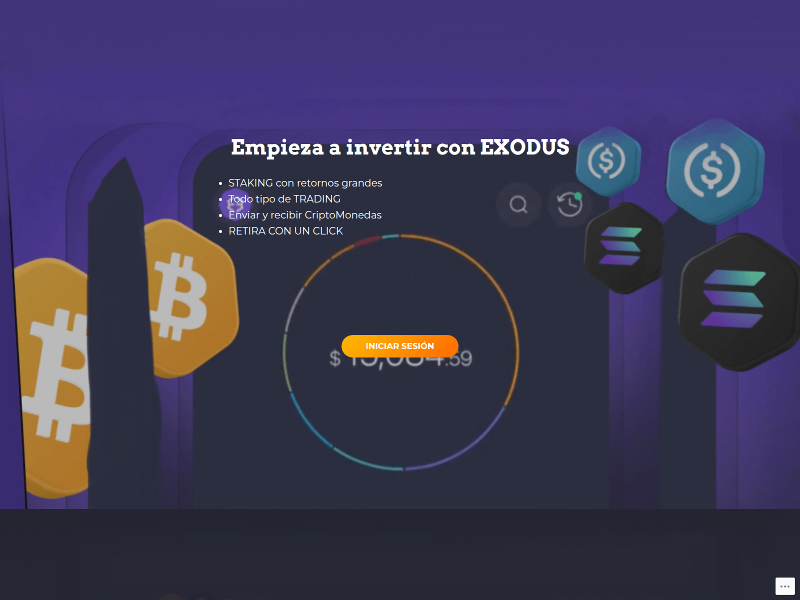 Screenshot of exodusinvertir.com