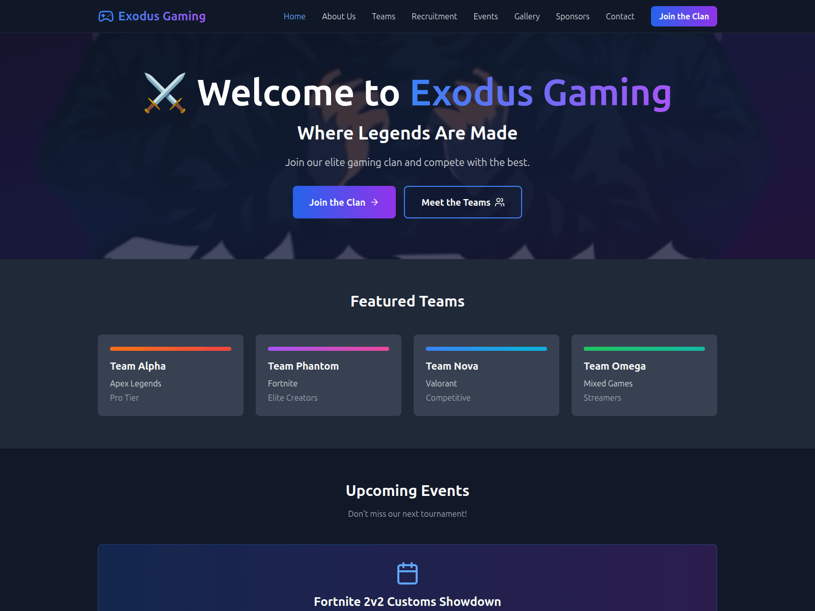 Screenshot of officialexodus.org