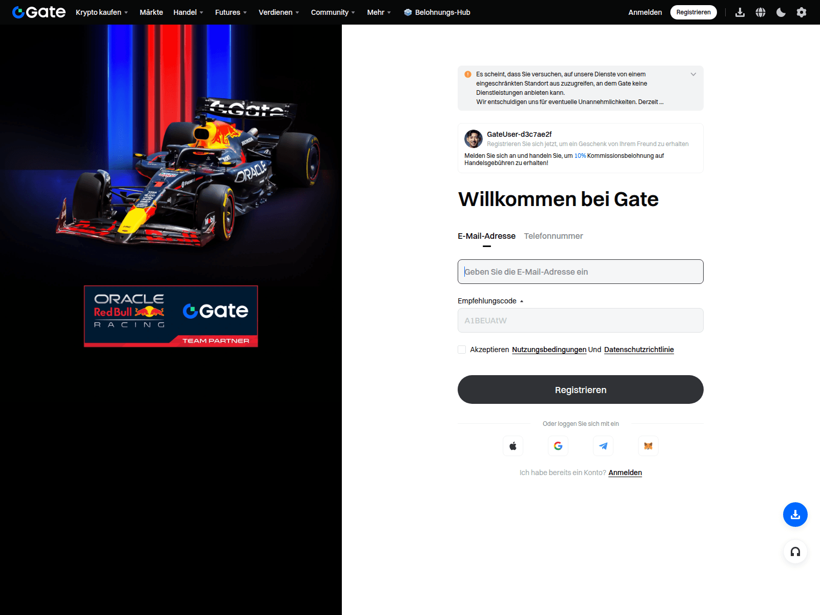 Screenshot of bitget.blog