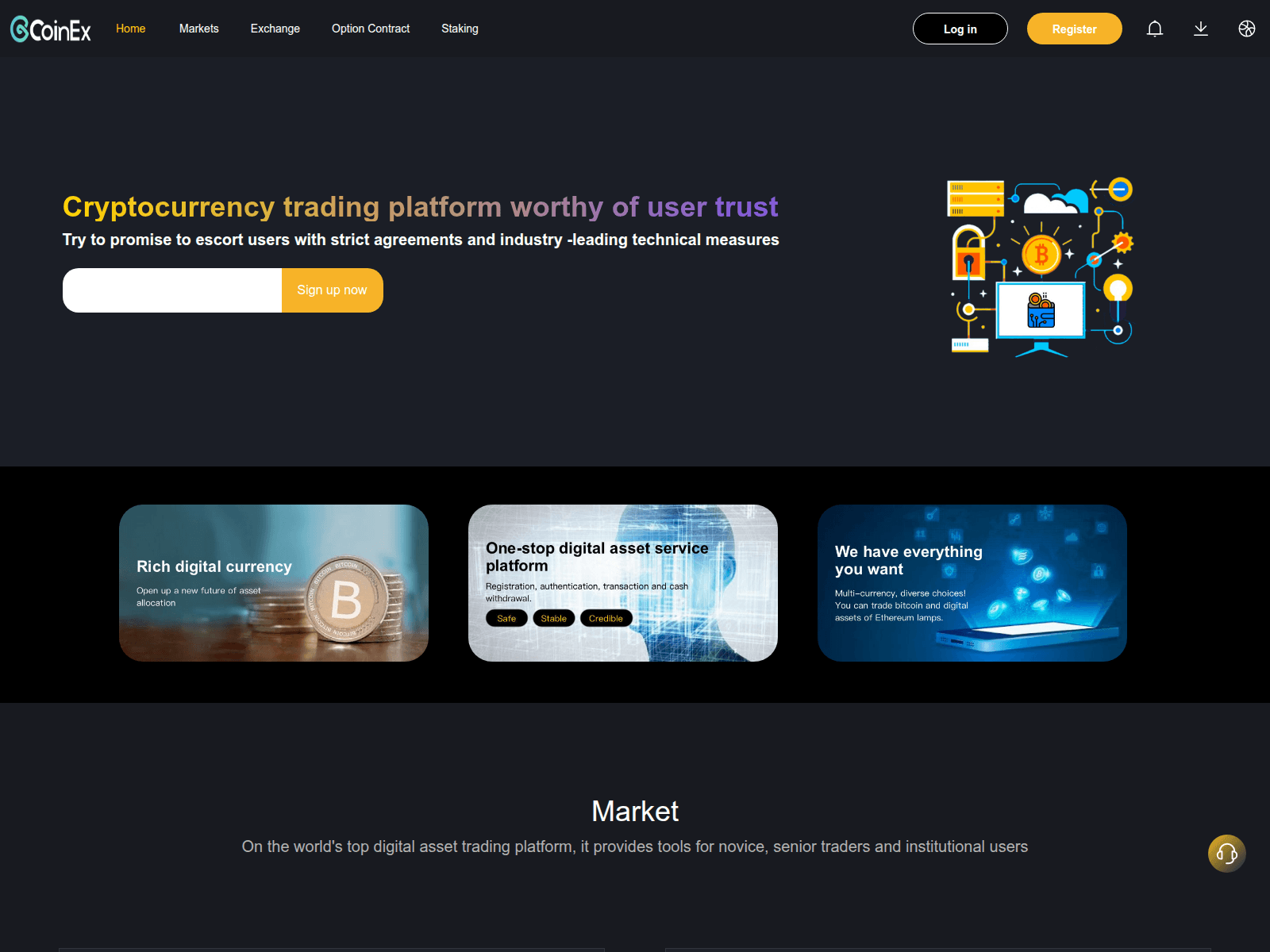 Screenshot of coinex-vip5.com