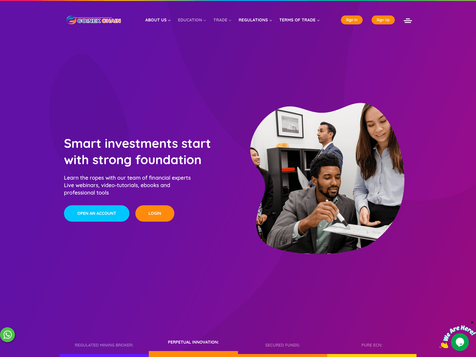 Screenshot of coinexchainltd.com