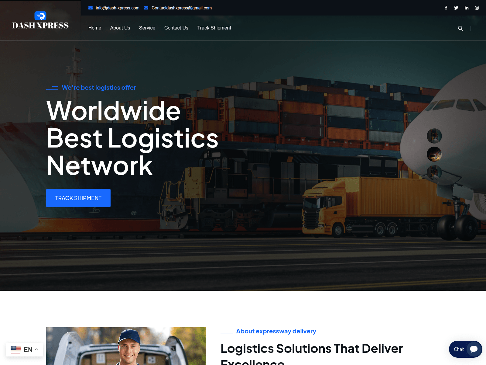 Forensic screenshot of dash-xpress.com