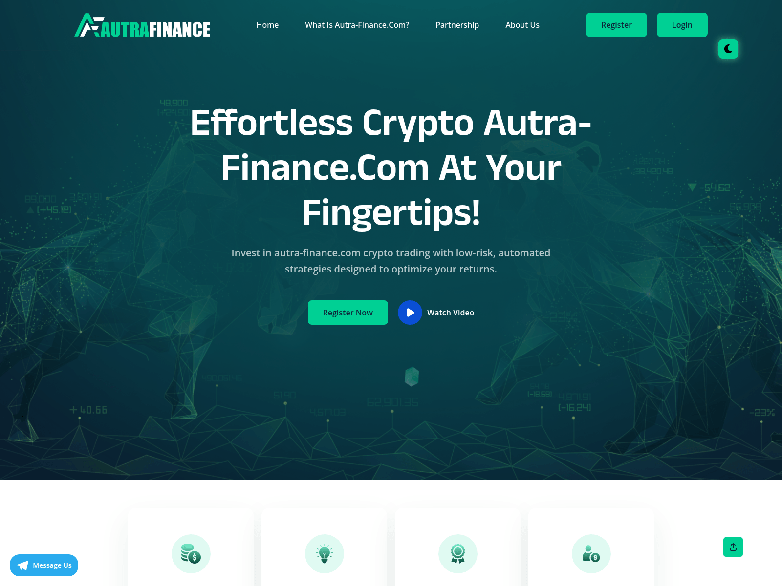 Screenshot of autra-finance.com