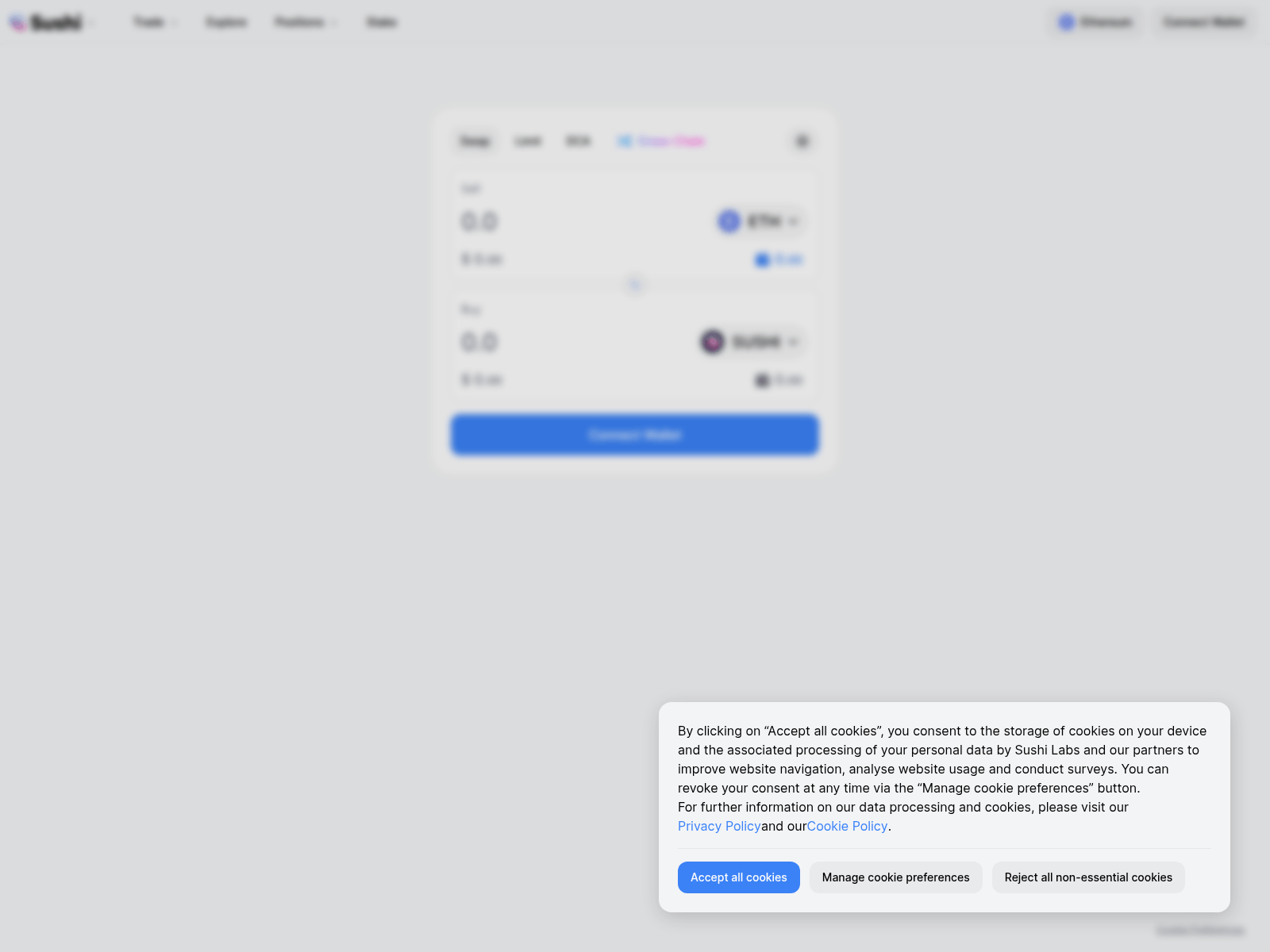 Screenshot of sushiswap.click