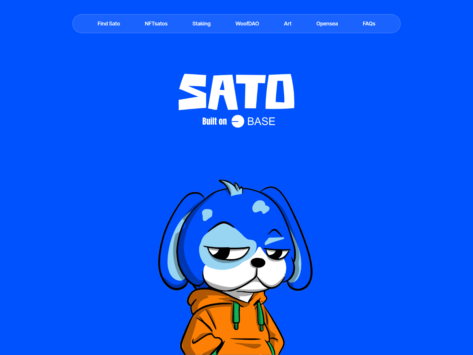 Screenshot of satothedog.co