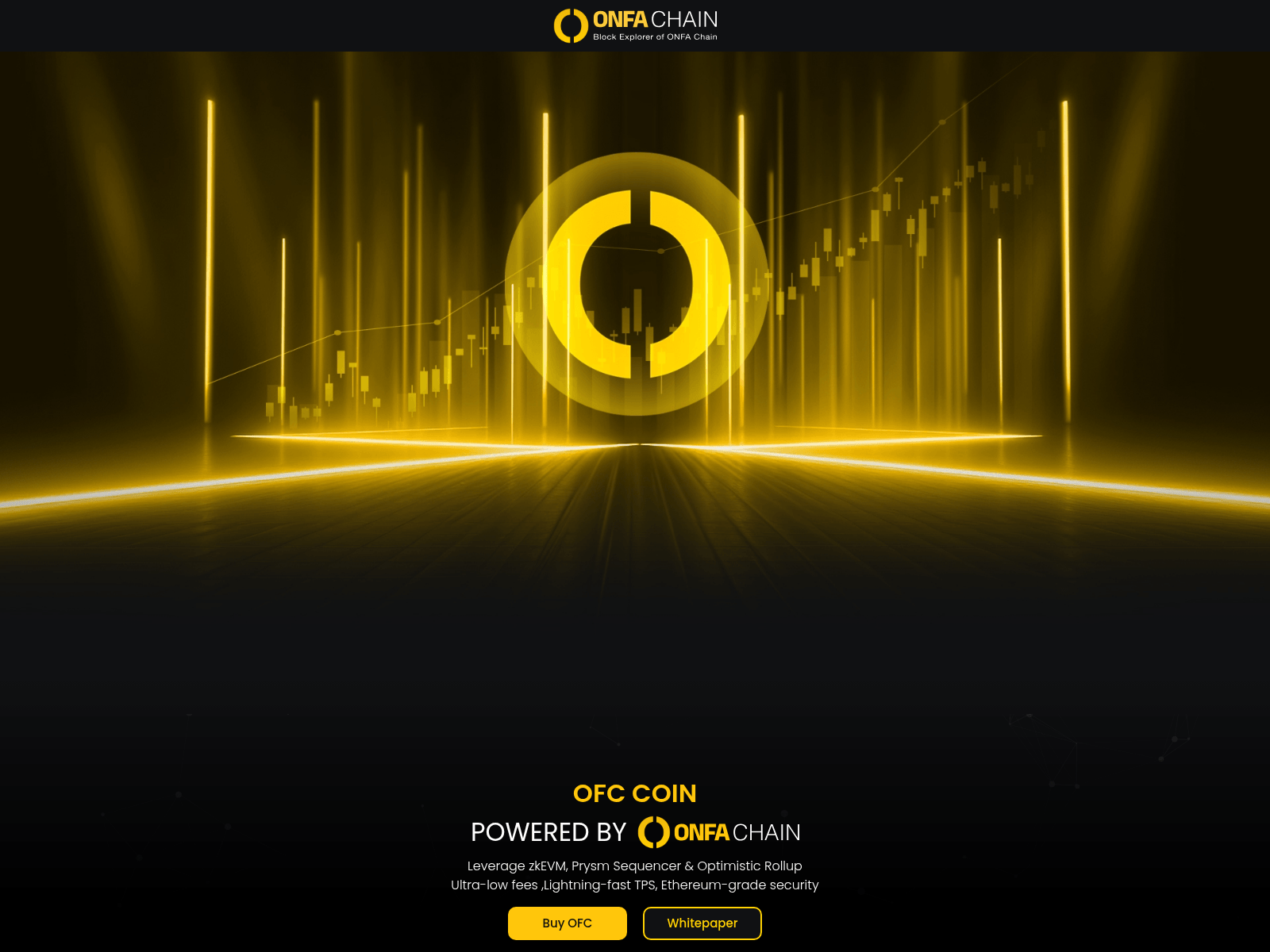Screenshot of onfachain.com