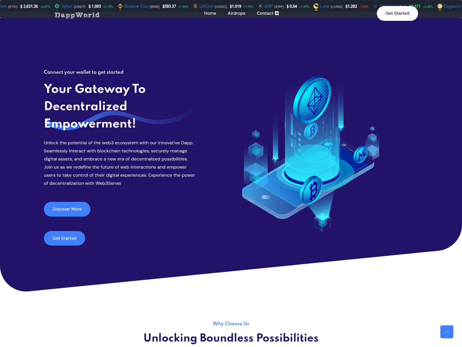 Screenshot of dappserver.co