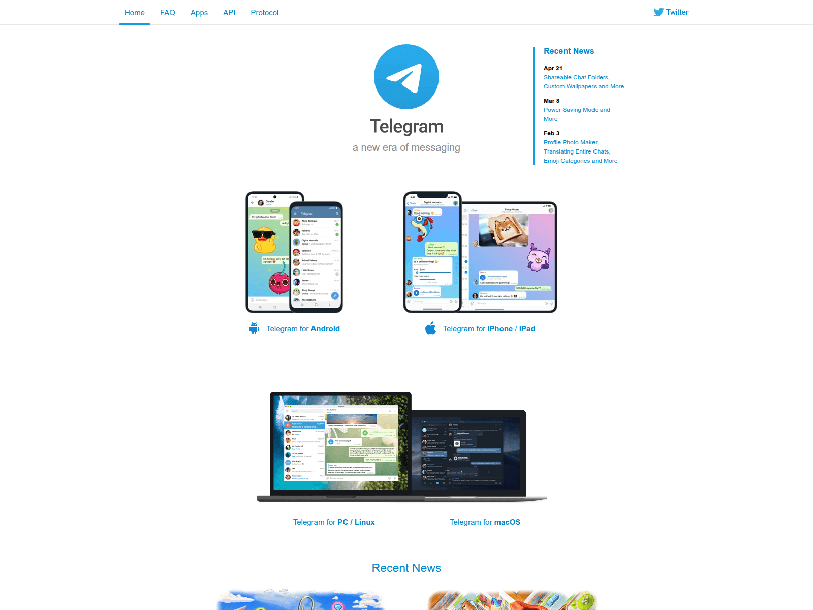 Screenshot of telegramic.com