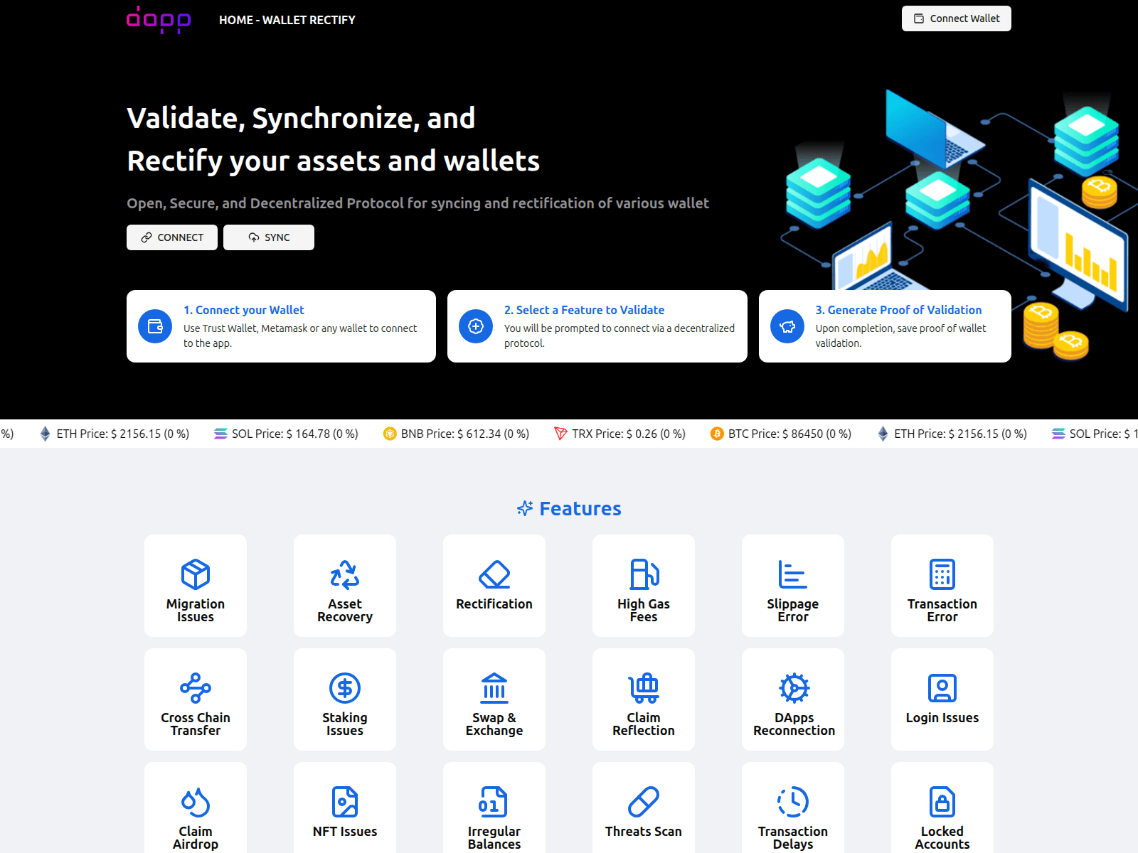 Screenshot of wrectify.xyz