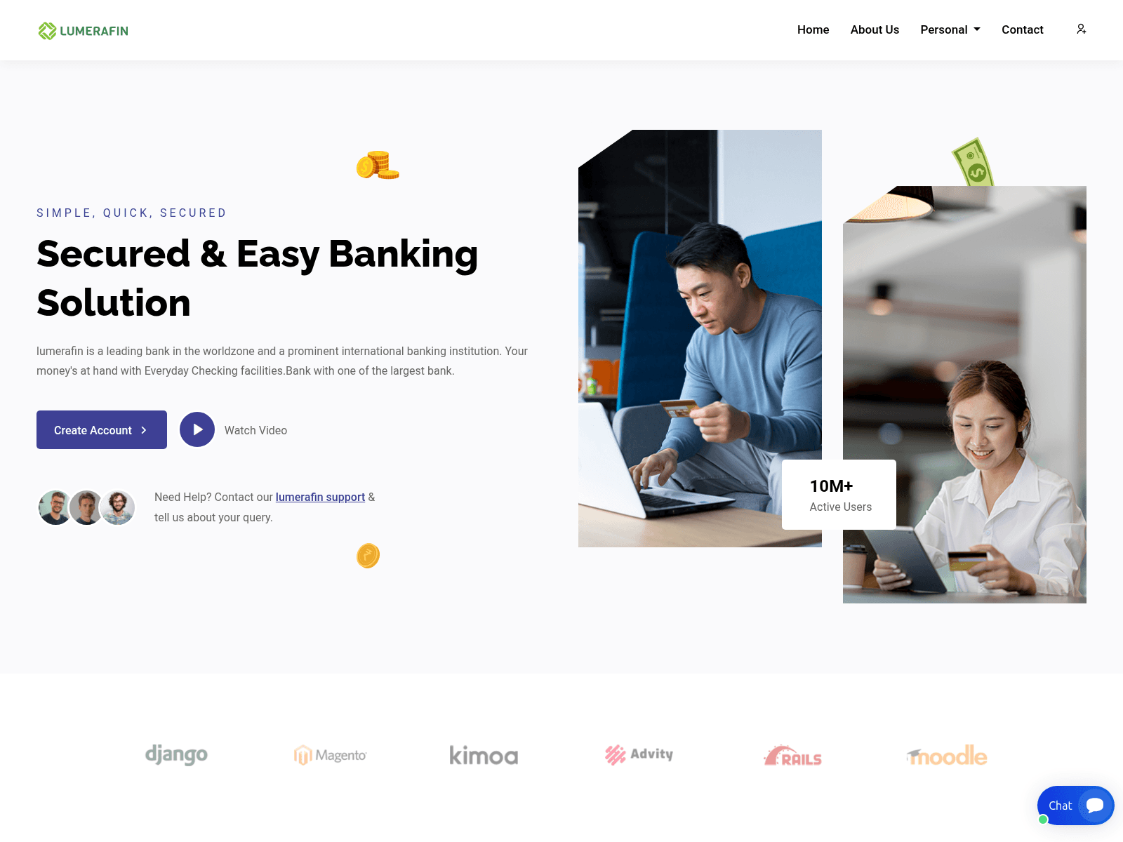 Screenshot of lumerafin.com