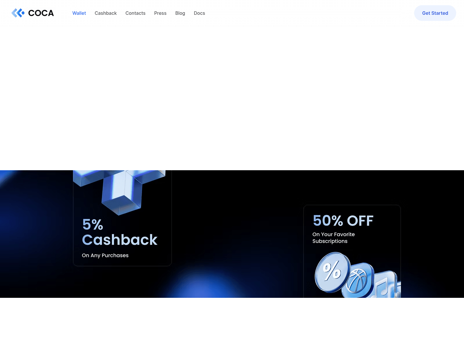 Screenshot of www.coca.xyz