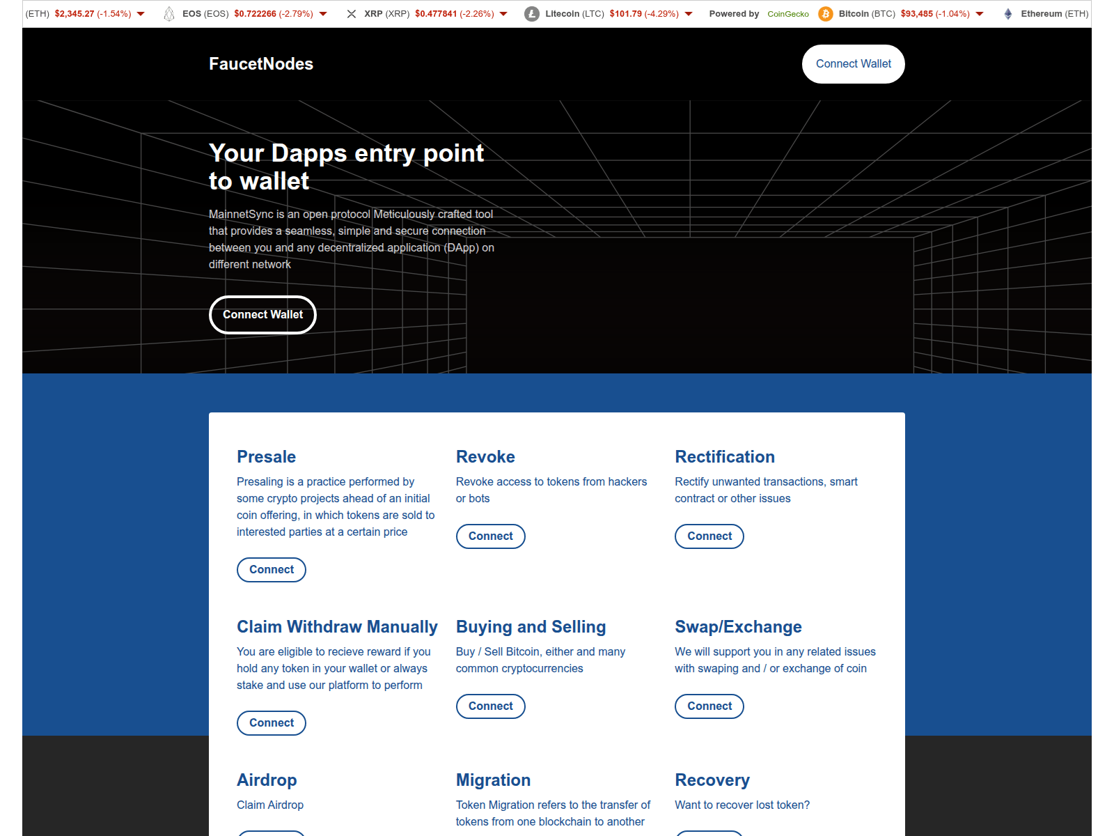 Screenshot of coindapps.xyz