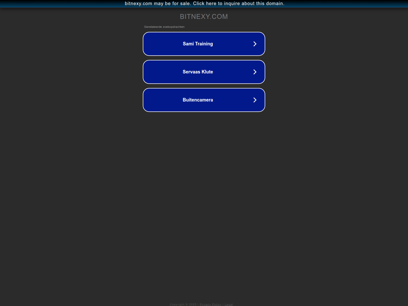 Forensic screenshot of bitnexy.com