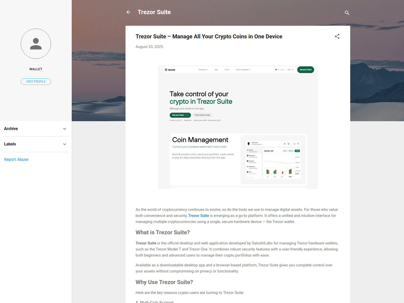 Screenshot of new-wallet-trezox.blogspot.com