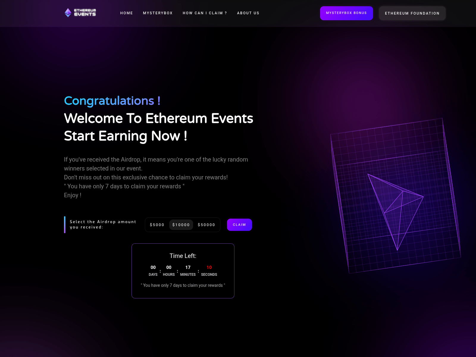 Screenshot of getairdrops.net