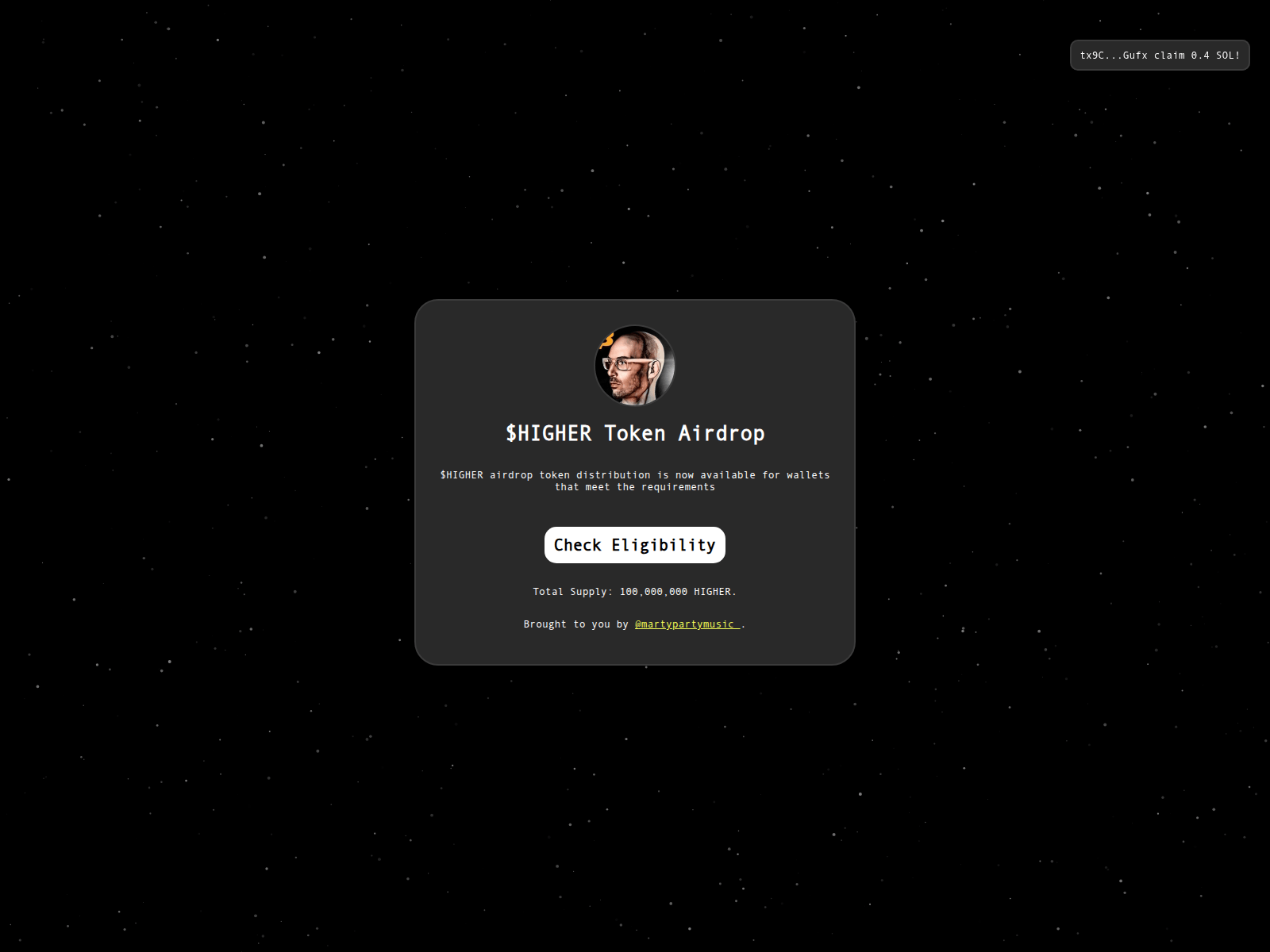 Screenshot of marty-drops.xyz