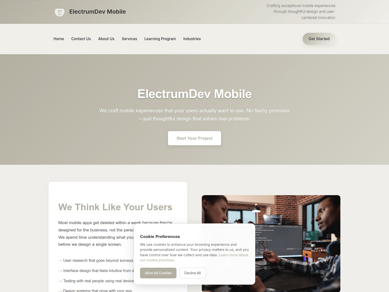 Screenshot of electrum.co.com