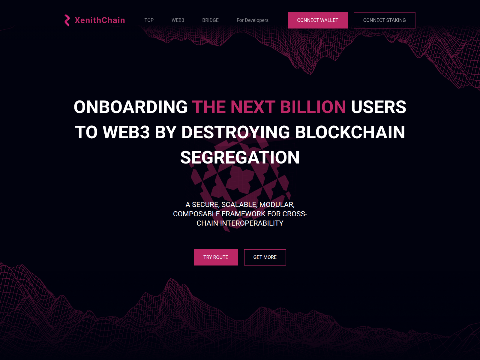 Screenshot of xenitchain.com
