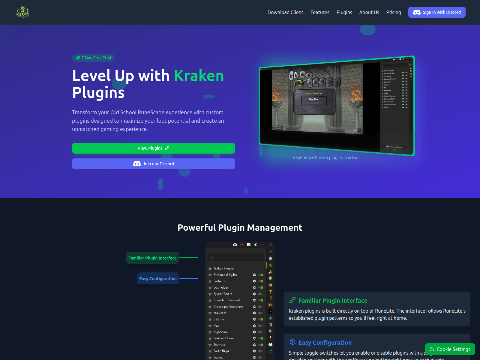 Screenshot of kraken-plugins.com