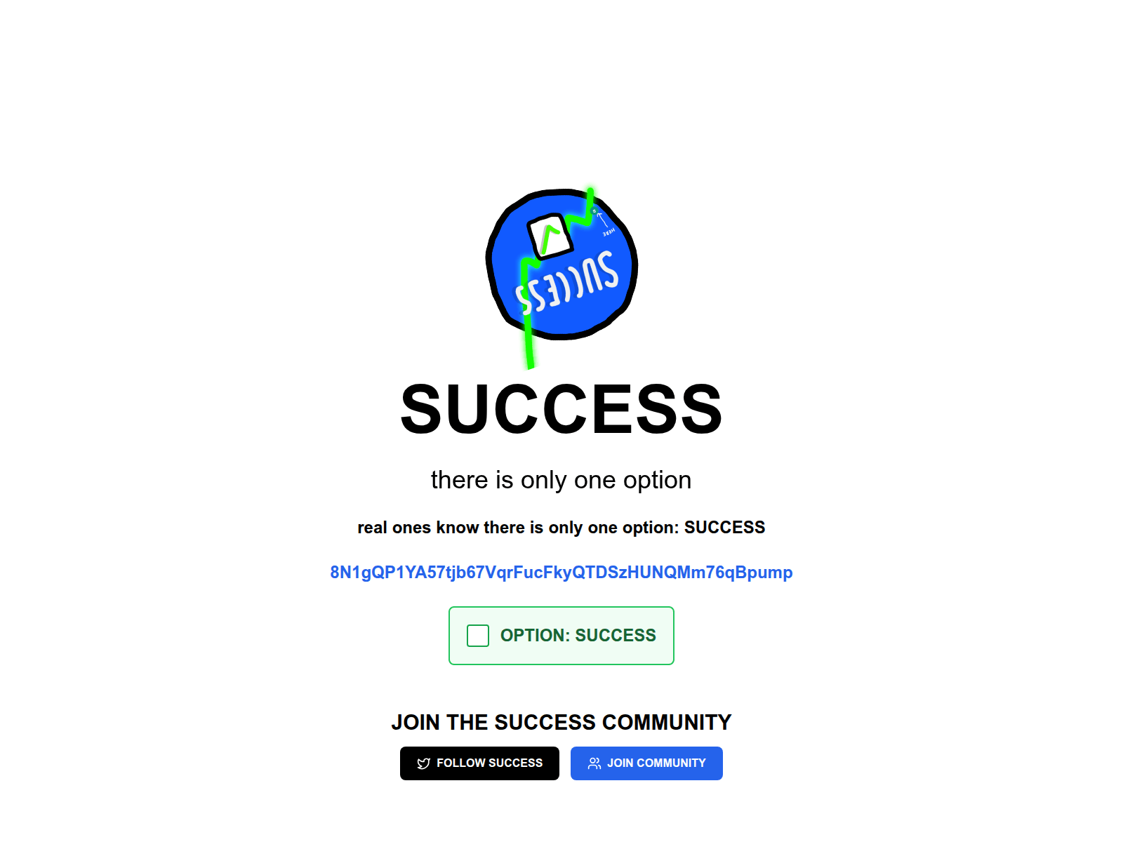 Screenshot of successcoin.fun