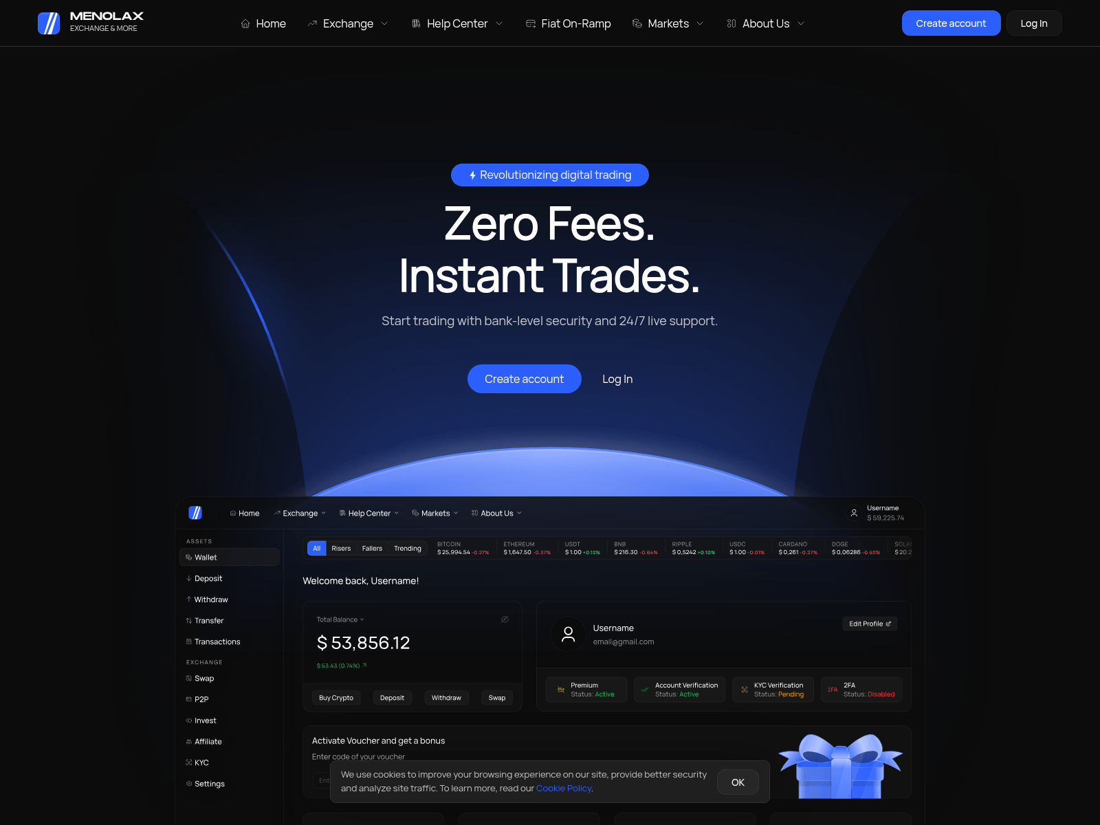 Screenshot of menolax.com