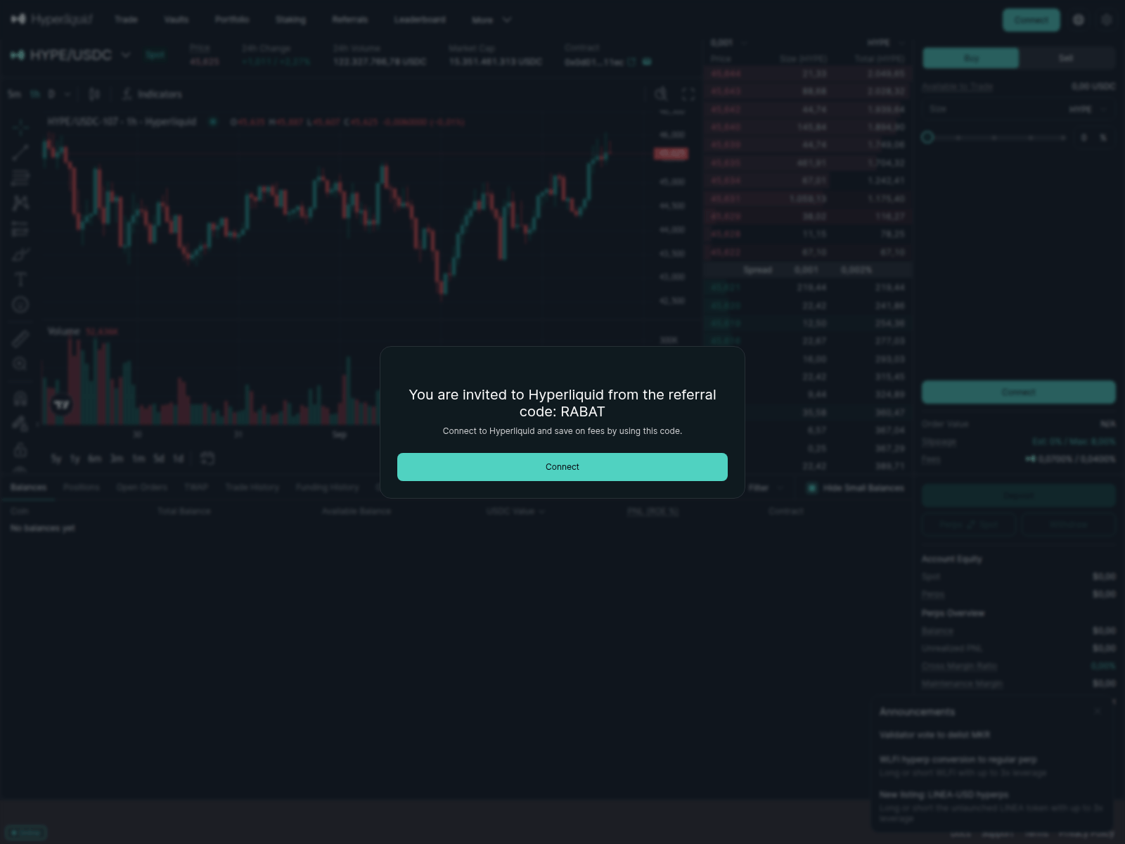 Screenshot of hyperliquid.app