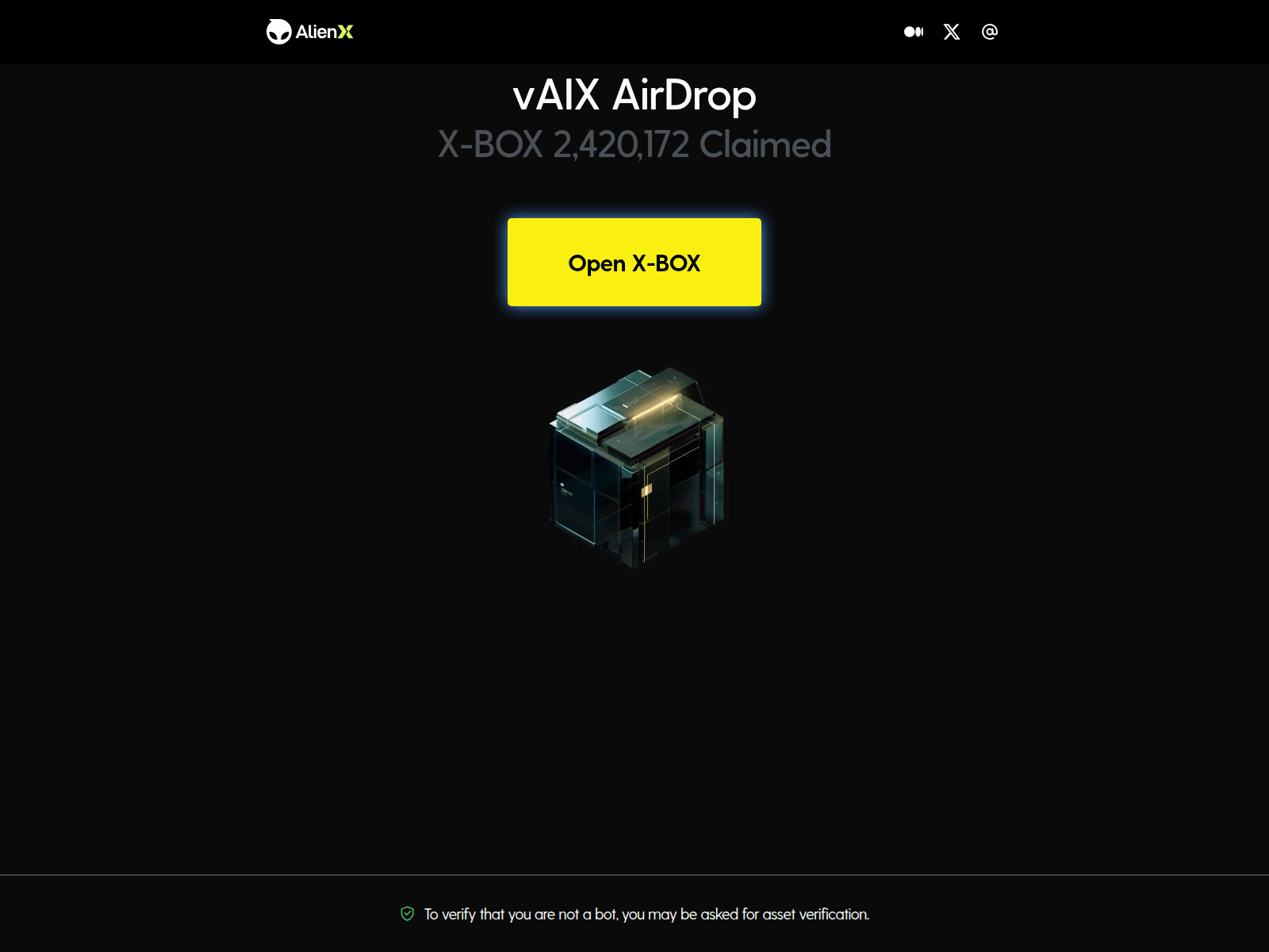 Screenshot of claimxbox.web.app